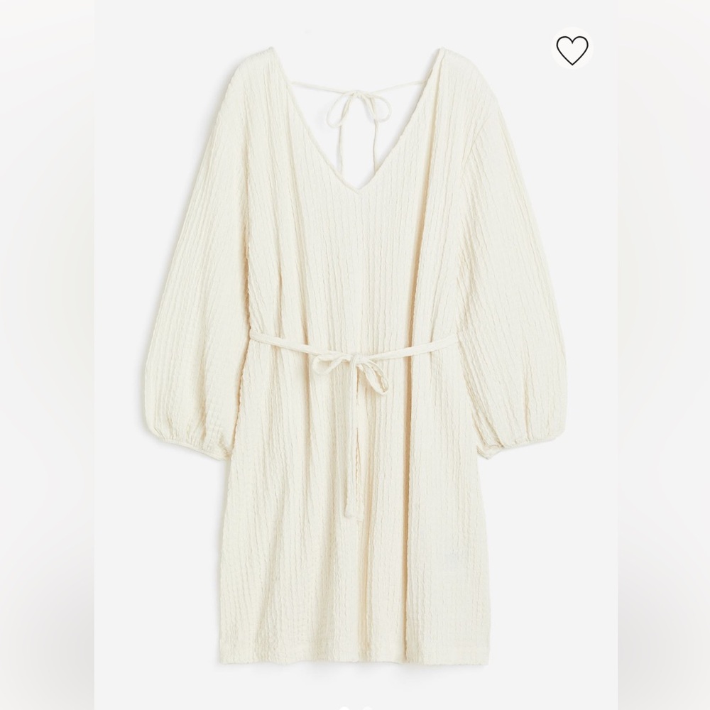 HM textured jersey mini dress